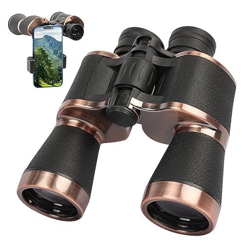 20x50 Binoculars for Adults, Binoculars HD High Powered Professional Binoculars for Bird Watching Travel Stargazing Concerts Outdoor Sports-BAK4 Prism FMC Lens,Waterproof, Fogproof with Phone Adapter